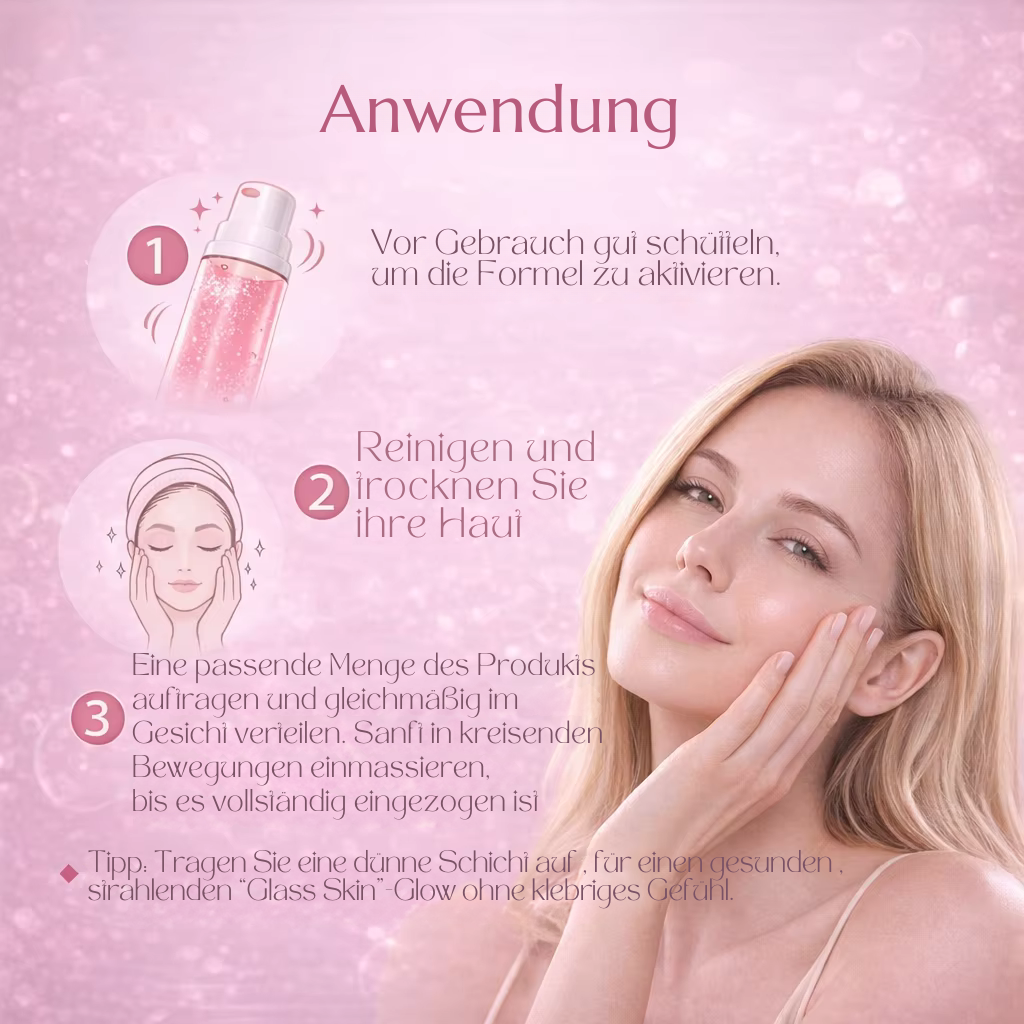 Lumixoras Pink Collagen Bubble Serum mit 99% Reinheit