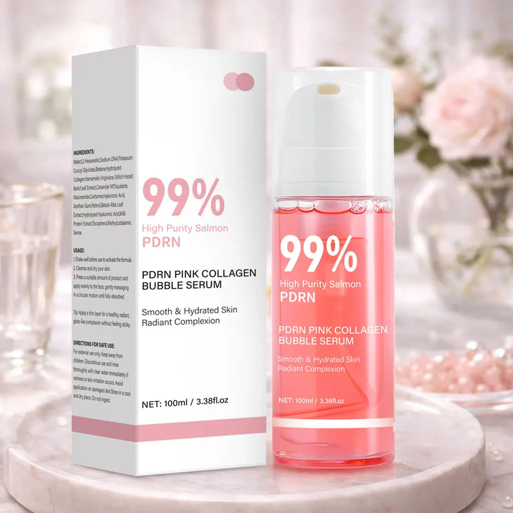 Lumixoras Pink Collagen Bubble Serum mit 99% Reinheit